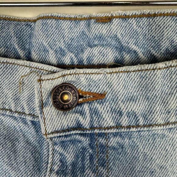 Levi’s Orange Tab Light Wash VTG 80s Distressed Jeans 38 x 32 - Picture 7 of 12